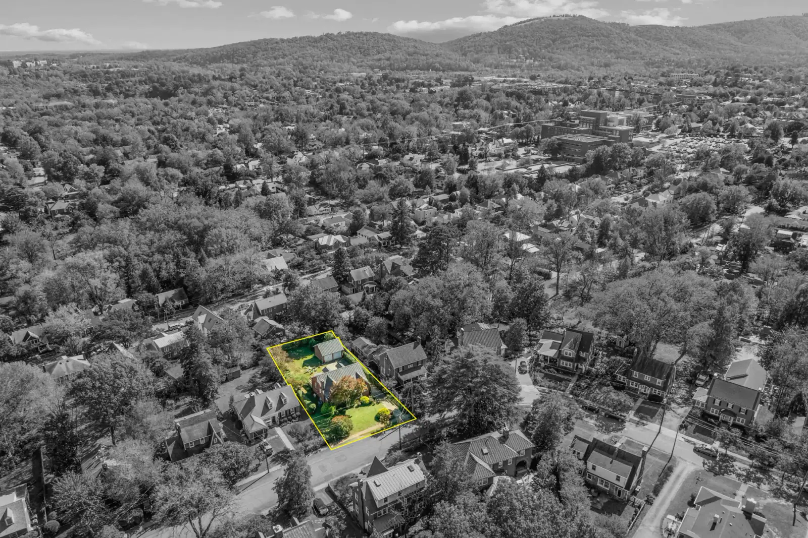 Property map 1 for Evergreen Ave