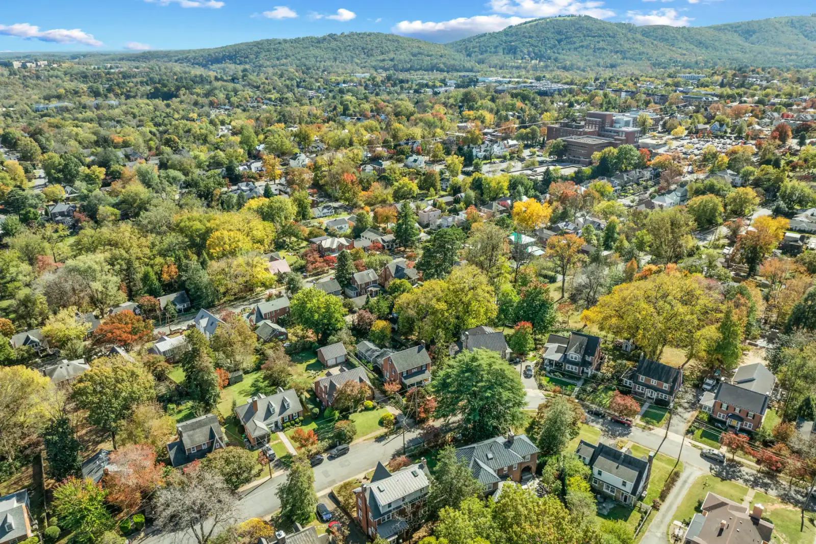 Aerial view of Evergreen Ave, view 4